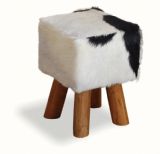 Mohawk Small Square Hide Stool